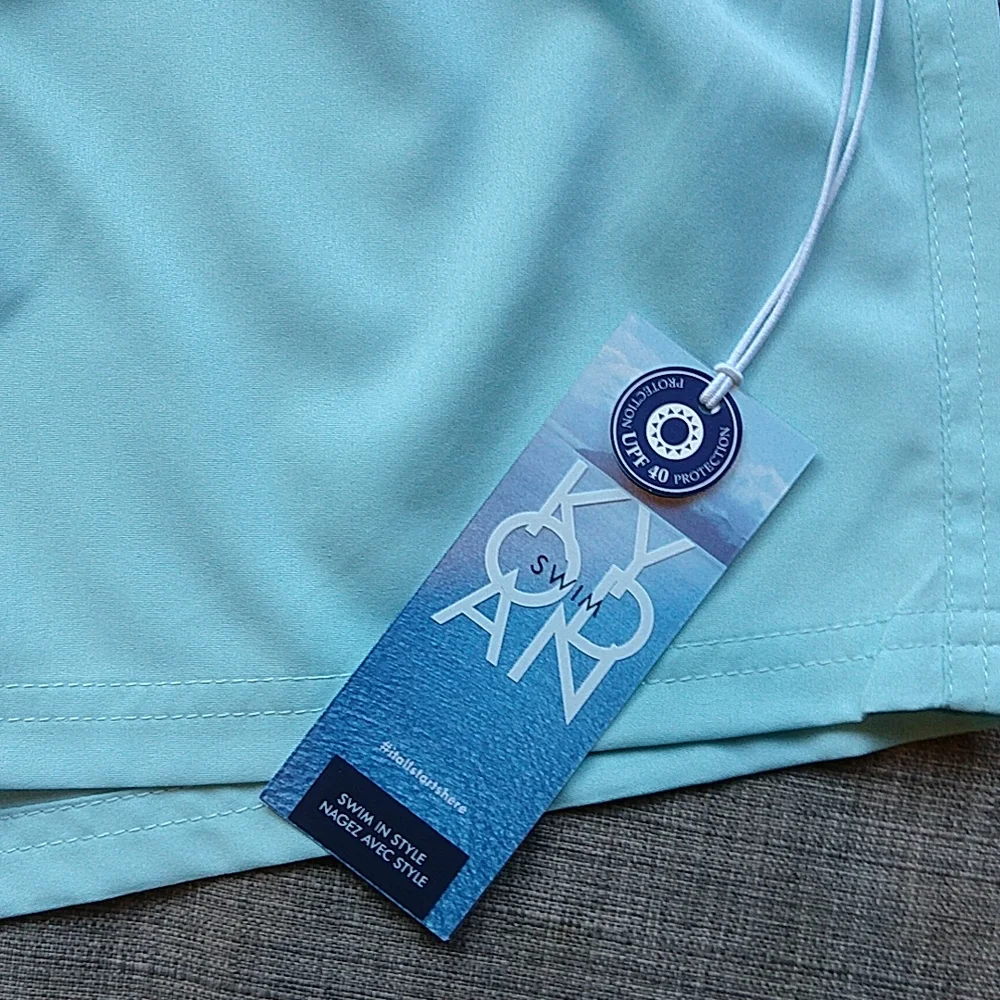 Kyodan Swim Shorts Large Pastel Blue NWT